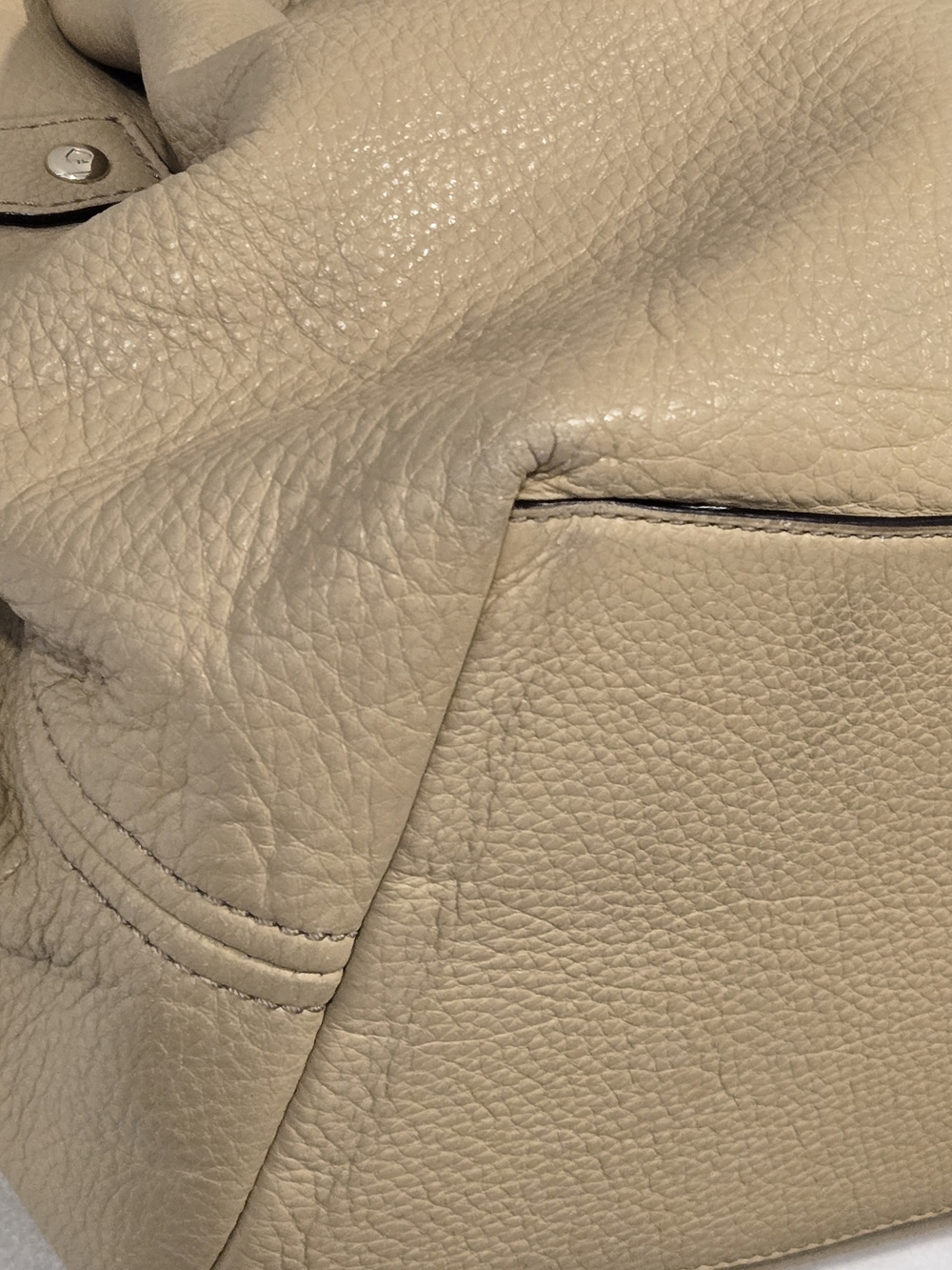 kate spade Berkshire Road Palamino Pebbled Leather Satchel in Tan - Picture 6 of 16
